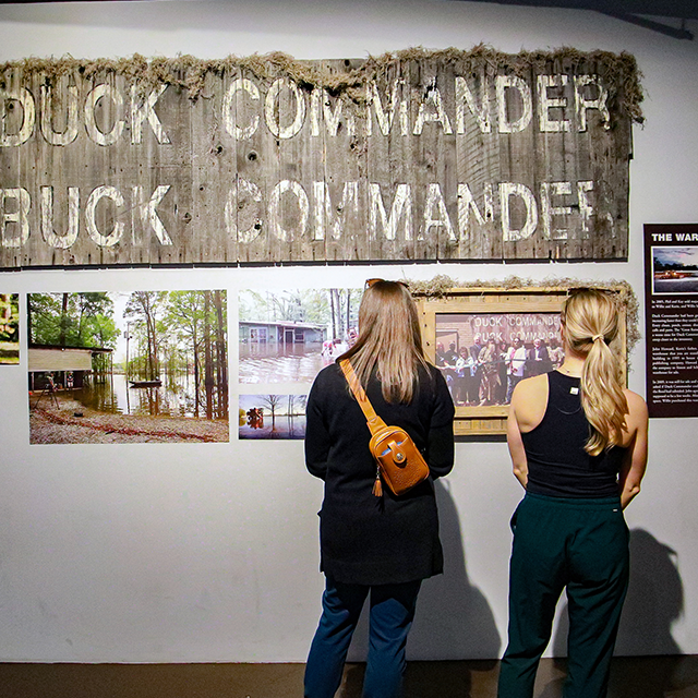 Museum visitors